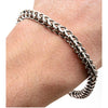 Load image into Gallery viewer, Steel Rounded Franco Chain Bracelet