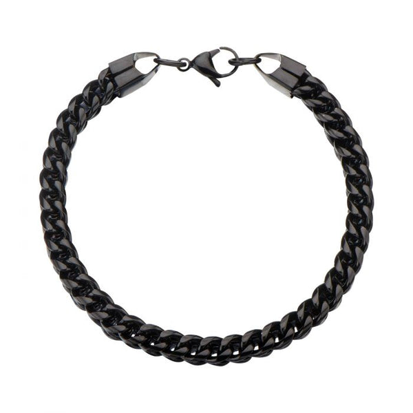 Steel Rounded Franco Chain Bracelet