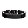 Load image into Gallery viewer, Stainless Steel Black Carbon Fiber with Adjustable Link Bracelet