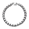 Load image into Gallery viewer, Stainless Steel 6.5mm Hammered Bold Box Chain with Lobster Clasp