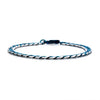 Load image into Gallery viewer, Stainless Steel Blue Plated Curb Cuban Chain with Lobster Clasp