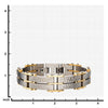 Load image into Gallery viewer, Two Tone Blue Hammered Modern Bracelet
