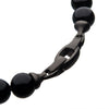 Load image into Gallery viewer, Stainless Steel with Black Agate Bracelet