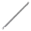 Load image into Gallery viewer, Gun Metal Brushed Curb Chain Bracelet 8.7mm