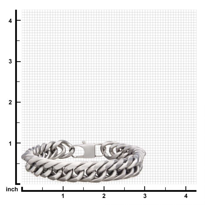 Matte Finished New England Cuban Bracelet