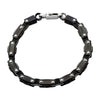 Load image into Gallery viewer, Black IP Motor Chain Design and Lobster Clasp Bracelet