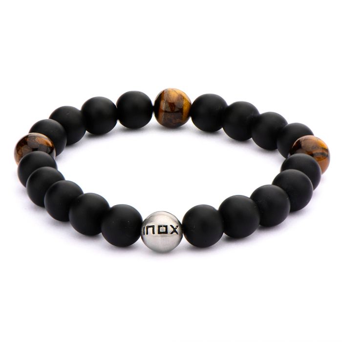 Tiger's Eye Stone Bead Bracelet