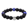 Load image into Gallery viewer, Lapis &amp; Black Onyx Beads Bracelet