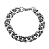 Load image into Gallery viewer, Skulls Curb Chain Bracelet