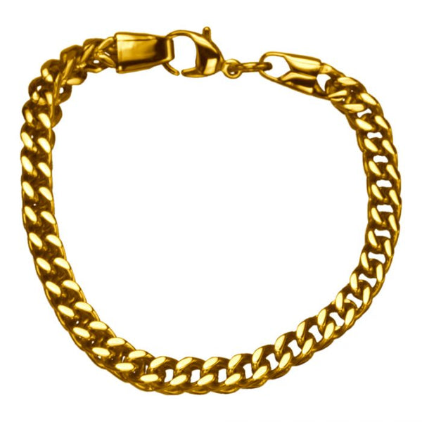 Plated Gold Franco Chain Bracelet