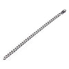Load image into Gallery viewer, Black Plated Diamond Cut Chain Bracelet
