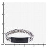 Load image into Gallery viewer, Solid Carbon Graphite and Stainless Steel ID Chain Bracelet