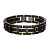 Load image into Gallery viewer, Black Plated, Blue Plated and Solid Carbon Fiber Center Link Bracelet