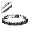 Load image into Gallery viewer, Black Plated Rectangular Reversible Bracelet