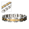 Load image into Gallery viewer, Steel and Gold Plated Reversible Bracelet