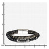 Load image into Gallery viewer, Black Onyx Beads with Black Braided Leather Layered Bracelet
