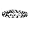 Load image into Gallery viewer, Matte Steel with Skull Clasp Chain Bracelet