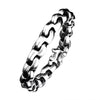 Load image into Gallery viewer, Matte Steel with Skull Clasp Chain Bracelet