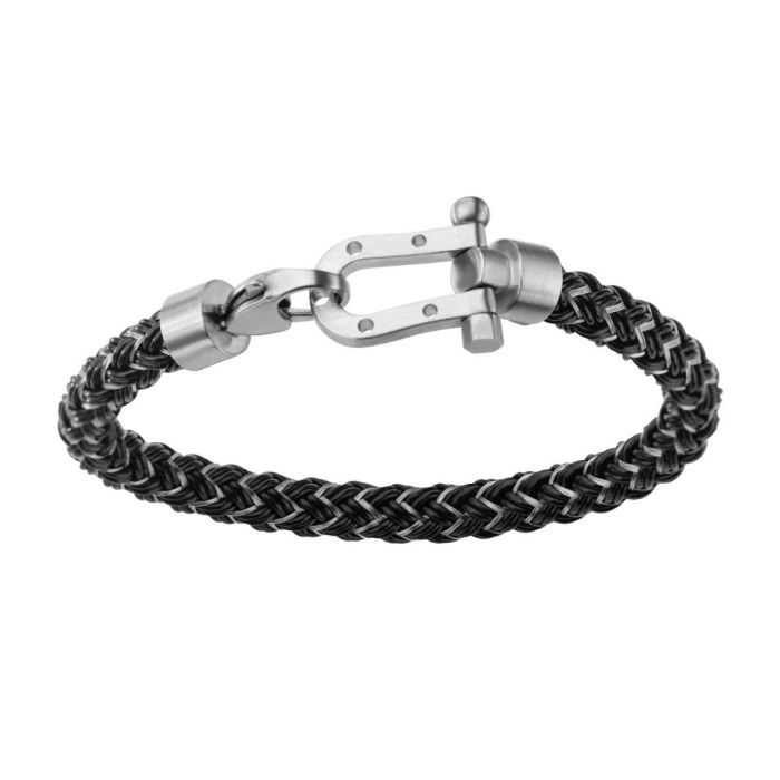 Horseshoe with Cable Bracelet