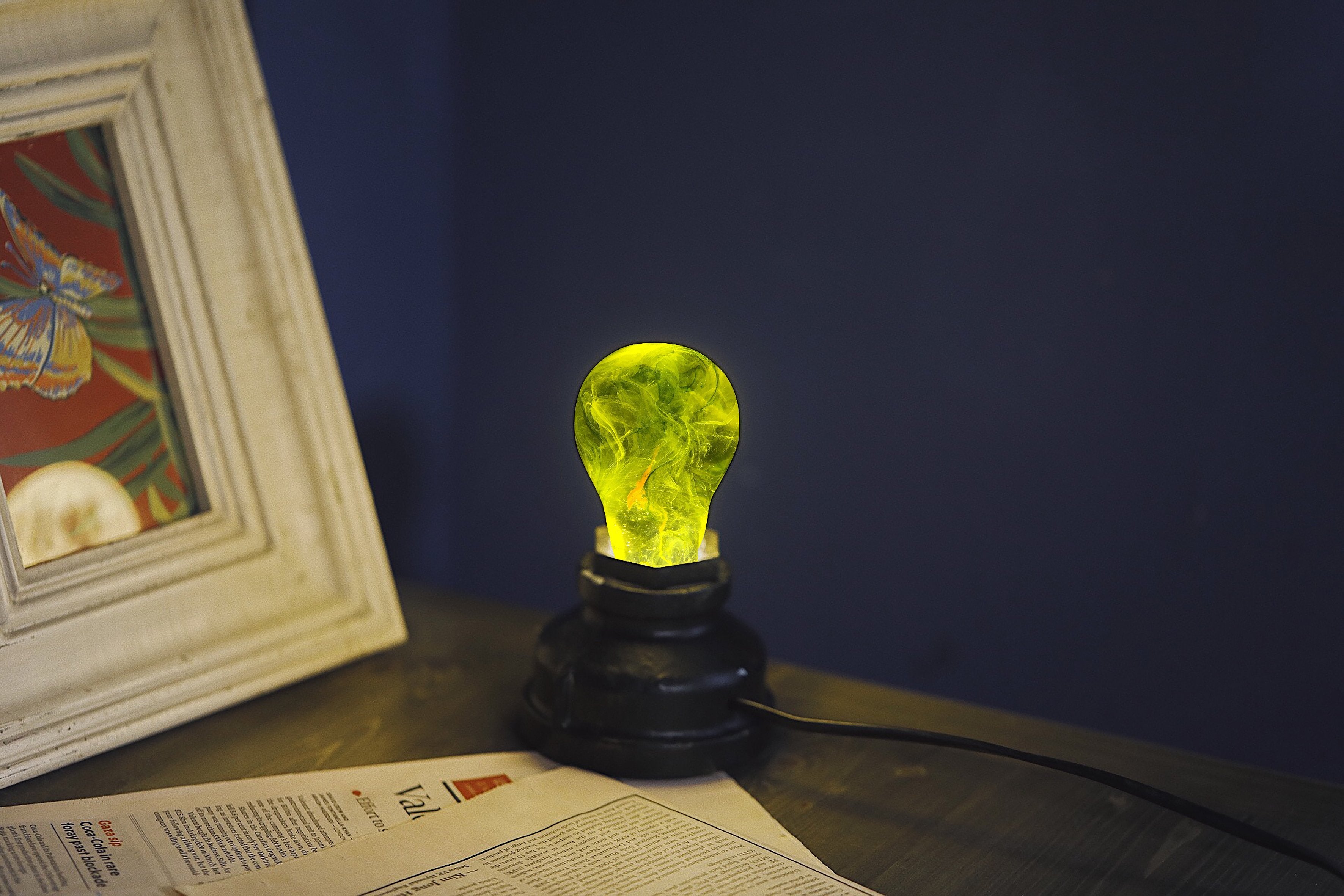 EP LIGHT LED Lights, Unique Gifts - Galaxy (Glow in the Dark Bulb)