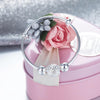 Load image into Gallery viewer, Newborn Baby 999 Pure Silver Flower Ball Baby Bangle XFB8058