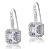 Load image into Gallery viewer, 1.5 Carat Created Diamond 925 Sterling Silver Dangle Earrings XFE8047