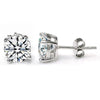 Load image into Gallery viewer, 1 Carat Created Diamond Stud Earrings 925 Sterling Silver  XFE8114