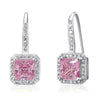 Load image into Gallery viewer, 1.5 Ct Fancy Pink Created Diamond 925 Sterling Silver Fashion Bridesmaid Earring