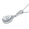 Load image into Gallery viewer, 925 Sterling Silver Fashion Bridesmaid Pendant Necklace Bridal Wedding Tear Drop