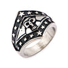 Load image into Gallery viewer, Stainless Steel Skull and Star Ring