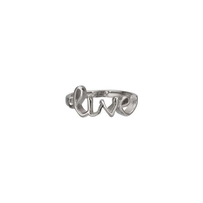 Inox Steel "Live" Ring