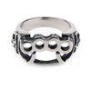 Load image into Gallery viewer, Stainless Steel Skull and Knuckle Ring