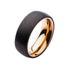 Load image into Gallery viewer, Solid Carbon &amp; Rose Gold Plated Ring