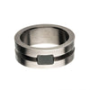 Load image into Gallery viewer, Stainless Steel with Antique White Bronze Rings