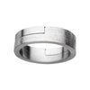 Load image into Gallery viewer, Modern BlockTextured Stainless Steel Ring