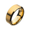 Load image into Gallery viewer, 8mm Matte Stainless Steel Beveled Ring