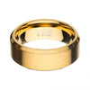 Load image into Gallery viewer, 8mm Matte Stainless Steel Beveled Ring