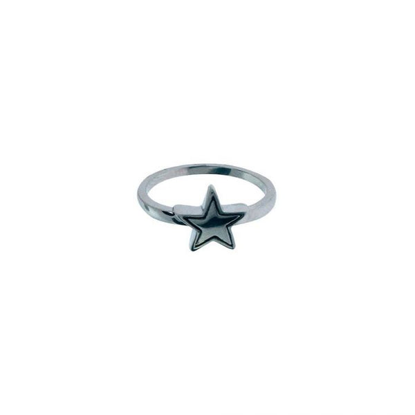 316L Steel Star Ring