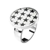 Load image into Gallery viewer, Men&#39;s Stainless Steel Star Ring