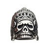 Load image into Gallery viewer, Oxidized Stainless Steel Chief Skull Ring