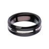 Load image into Gallery viewer, Black Plated &amp; Steel Nero Ring