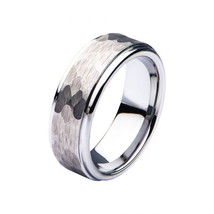 Steel Hammered Ring