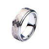 Load image into Gallery viewer, Steel Hammered Ring