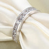 Load image into Gallery viewer, Channel Setting Created Diamond 925 Sterling Silver Eternity Band Wedding Annive
