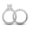 Load image into Gallery viewer, Created Diamond 925 Sterling Silver 2-Pcs Wedding Engagement Ring Set XFR8010