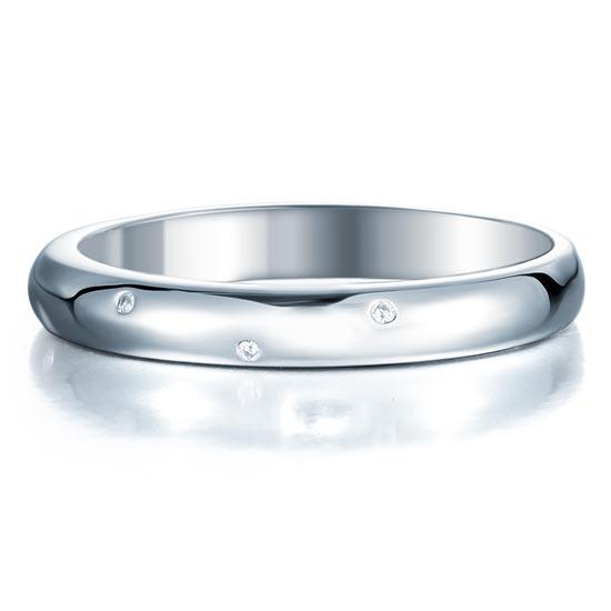 Sterling 925 Silver Wedding Band Ring XFR8028