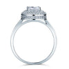 Load image into Gallery viewer, 1 Carat Round Cut Created Diamond Wedding Engagement Sterling 925 Silver Ring XF