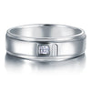 Load image into Gallery viewer, Bezel Setting Men&#39;s Solid Sterling 925 Silver Ring XFR8051