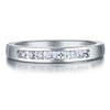 Load image into Gallery viewer, Channel Set Princess Cut Solid Sterling 925 Silver Ring XFR8071