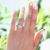 Load image into Gallery viewer, Vintage Style 1 Carat Created Diamond Solid 925 Sterling Silver Wedding Engageme